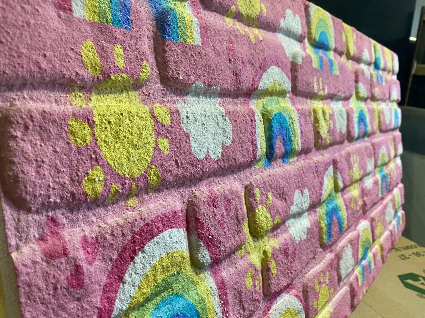 Children's room wall panels | Brick look | 3D Panels | Styrofoam panels